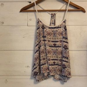 Forever 21 rope accent racer-back tank top